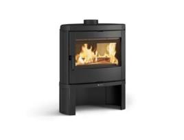 Fogão a Lenha em Ferro Fundido 7 7Kw Preto Jennifer2.0 NORDICA EXTRAFLAME