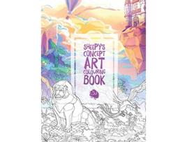 Livro MrSuicideSheeps Concept Art Colouring Book de Sheepy (Inglês)