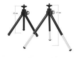 Ring Light com Anel 16 cm e 2 Tripés 17 cm