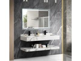 Lavatório Duplo Suspenso PURPLE GLOBE Infinity Grey 120X50X15