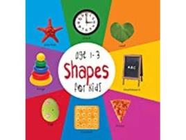 Livro Shapes for Kids age 13 Engage Early Readers Childrens Learning Books with FREE EBOOK de Dayna Martin (Inglês)