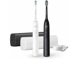 Escova Dentes Elétrica PHILIPS HX7109/01 Branco e Preto (2 unidades)