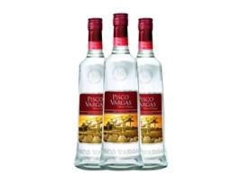 Aguardente Pisco VARGAS Quebranta Reserva Privada Reserva (0.7 L - 3 Unidades)