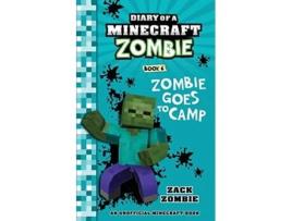 Livro Diary of a Minecraft Zombie Book 6 Zombie Goes to Camp de Zack Zombie (Inglês)