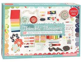 Livro Thimble Blossoms Jigsaw Puzzle for Adults de Camille Roskelley (Inglês)