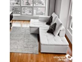 Tapete LIGNE PURE (250 x 350 - Viscose - Cinzento)