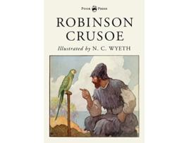 Livro Robinson Crusoe Illustrated By N C Wyeth de Defoe Daniel (Inglês)