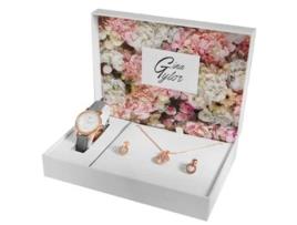 Conjunto Relógio + Joalharia GINA TAYLOR
