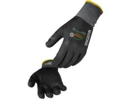 Luva Totalmente Revestida com Pontos de Nitrilo na Palma Tamanho 10 SF SINGER FRERES