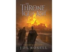 Livro The Throne of Ice and Ash The Runewar Saga 1 de J D L Rosell (Inglês - Capa Dura)