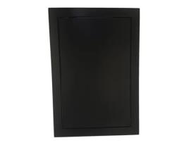 Painel de Inspeção com Frente Negra de 250x400 mm Painel de Acesso Plástico Portas Ocultas de Verificação na Parede