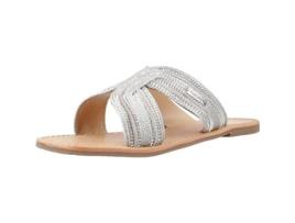 Sapatos de Mulher LES TROPEZIENNES Habana Tecido Prateado (37)