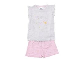 Pijama de Verão Manga Curta 22117058 Menina TOBOGAN