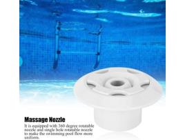 2Inch 360° Rotatable White Round Swimming Pool Massage Nozzle Swimming Pool Spa Accessory,Starlight