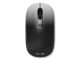 Mouse Sem Fio AULA Am207 2.4G com 4 Teclas 800-1900Dpi Preto