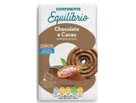 Bolachas Chocolate e Cacau CONTINENTE EQUILÍBRIO