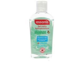 Gel Hidroalcoólico para Mãos 80 Ml Cheiro: Amêndoa ASSANIS