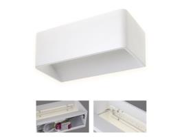 Aplique Edna 1X6W Led 520Lm 3000K C.20Xl.10Xalt.8Cm Areia FERRIMEX