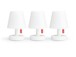 Candeeiro Portátil Edison The Mini Set de 3 Uso Exterior e Interior 9.7X15Cm Cada Um em Polipropileno FATBOY 103804