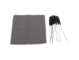 Audição Boa Multiferramenta de Limpeza de Aparelhos Auditivos com Fio Longo Pano HOREND GOED