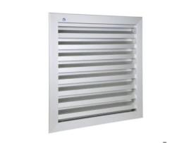 Grade de Ventilação 200X200Mm Alumínio Cinza RENSON 41122