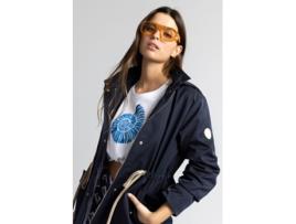 Parka de Mulher THROTTLEMAN Poliéster Azul (M)