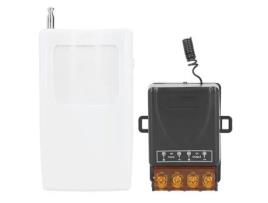 HURRISE Detector de Movimento Infravermelho com Fio com Configuração de Tempo e Sensor Corporal