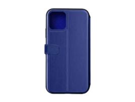 Capa Aba para iPhone 12 Pro Max BEETLECASE Plástico com Porta-Cartões Premium Azul