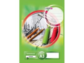 Bloco de Papelão para Desenho LANDRÉ Din A4 190 G/M² 10 Folhas