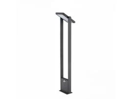Popa Spot de Energia Solar Preto 100 Cm 4000K BENEITO FAURE Luz de Jardim