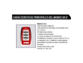 Jma mando distancia sr-q quarzo codigo fijo (frec. 20 y 42  mhz)