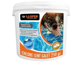 Cloro lento em grânulos de 250gr - 5kg LLOFER