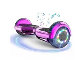 HITWAY Hoverboard 6.5'' com Bluetooth, Luzes LED - Rosa