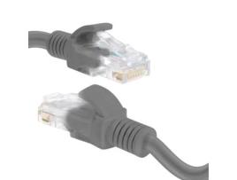 Cabo Rede Ethernet Rj45 Categoria 6 Conexão Rápida Fiável 50M LINQ Cinzento