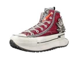 Sapatos de Mulher NANKU Tecido Vermelho (39)