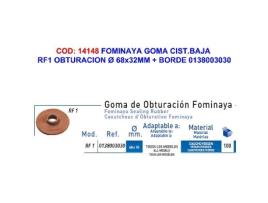 Fominaya goma cist.baja rf1 obturacion ø68x18mm+borde 0138003030