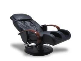 Poltrona de Massagem de Relaxamento Y-005 em Couro Ecológico Preto 4 Zonas Independentes MUEBLES STOCK