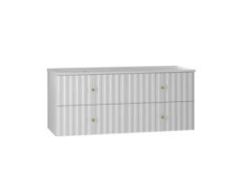 Móvel de Lavatório Duplo 120Cm Izae Branco PETITS-MEUBLES