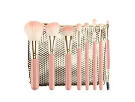 Advanced Face Brush Collection 8 Pincéis de Maquilhagem e 1 Bolsa de Maquilhagem TECHNIQUE PRO