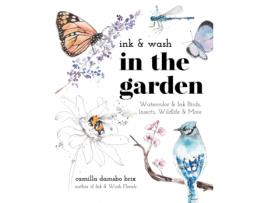 Livro Ink Wash in the Garden de Camilla Damsbo Brix (Inglês)