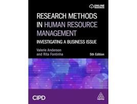 Livro Research Methods in Human Resource Management de Valerie Anderson e Dr Rita Fontinha (Inglês)