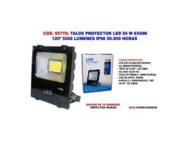 Talox proyector led 50 w 6500k 120  5000 lumenes ip66 50.000 h.