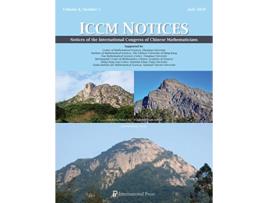 Livro Notices of the International Congress of Chinese Mathematicians, Vol. 8, No. 1 de Various Contributors (Inglês)