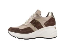 Sapatos de Mulher NERO GIARDINI Tecido Castanho (38)