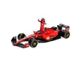 BURAGO Modelo Oficial Do Carro de F1 Ferrari Racing Sf-23 Carlos Sainz 1:24