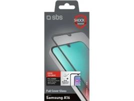 Película de Ecrã de Vidro SBS Fullcover Samsung Galaxy A16 (Preto)