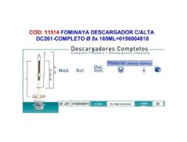 Fominaya descargador c-alta dc261-completo ø 5x 165ml 0156004810