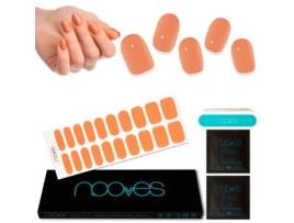 Nails Folhas de Unhas de Gel Semicuradasorange Glowlaranja NOOVES