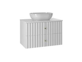 Móvel de Lavatório Simples Izae Branco 80Cm PETITS-MEUBLES