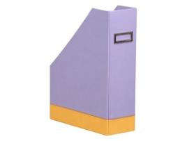 RHODIA 318839C Porta-revistas de imitação de couro roxo